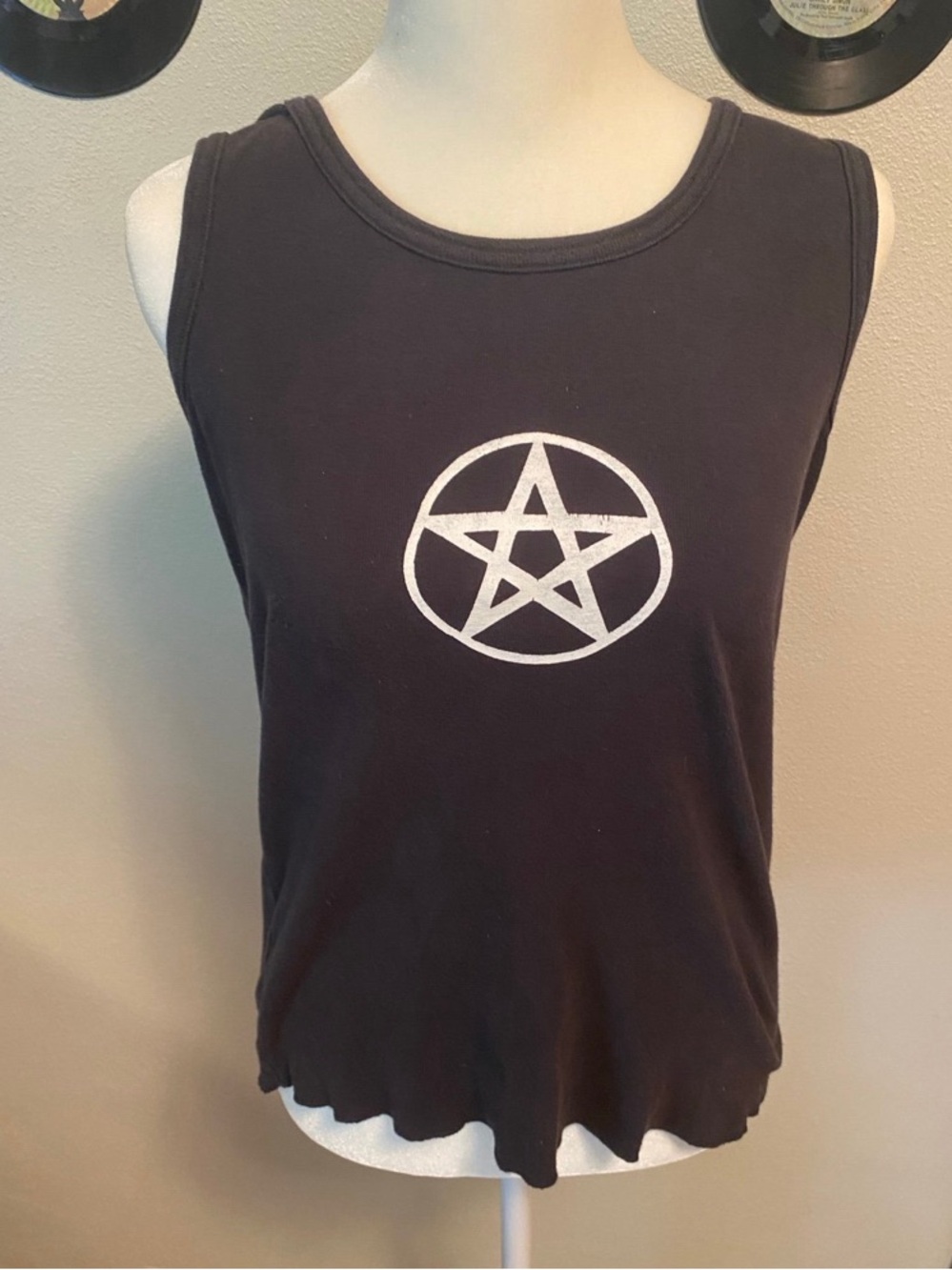 Dolls Kill Black Pentagram Tank